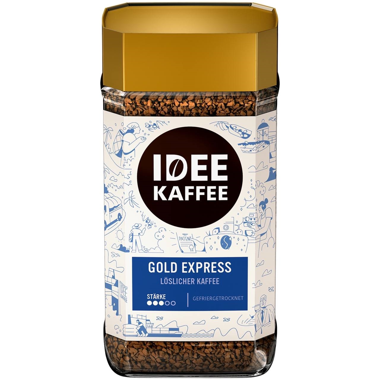 IDEE Kaffee Кава розчинна Gold Express 200g