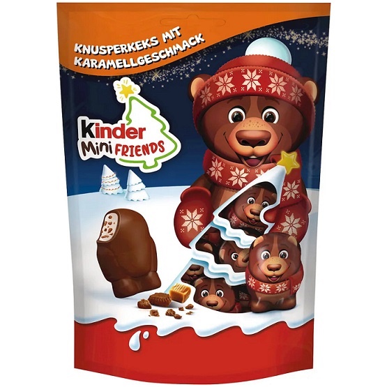 Kinder Шоколадні фігурки Mini Friends Caramel 122g