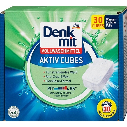 DM Таблетки для прання  Aktiv Cubes Vollwaschmittel (Універсал), 30 WA 750g