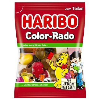 Haribo Цукерки Желейки Color-Rado 160g