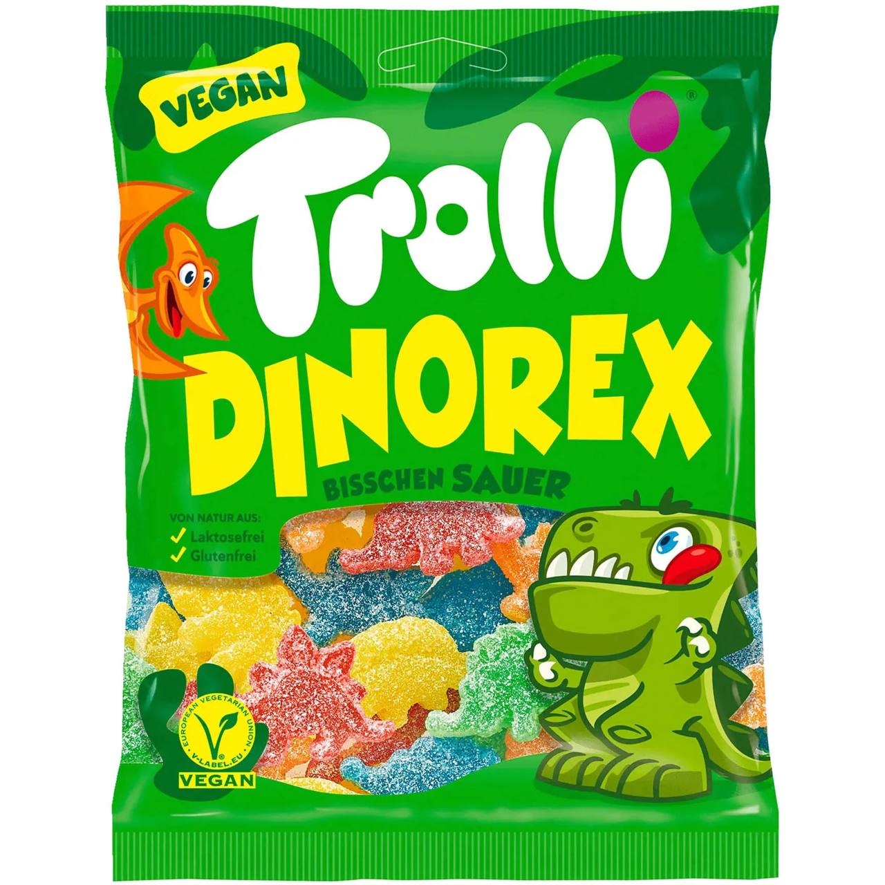 Trolli  Цукерки желейні Dinorex 150g