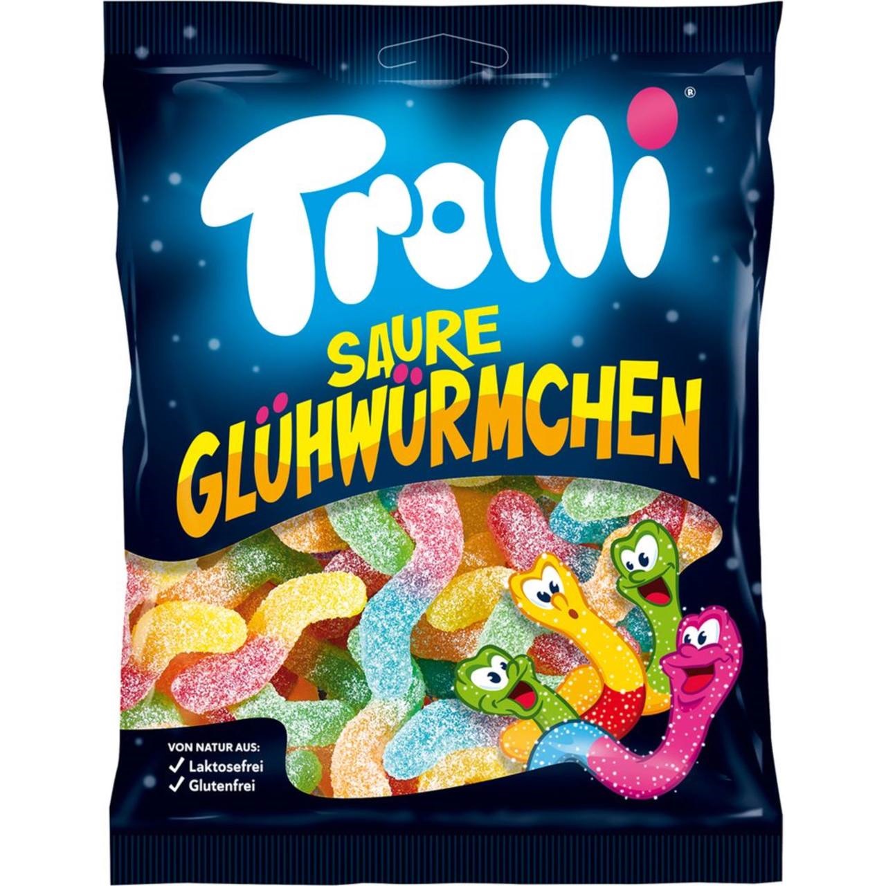 Trolli  Цукерки желейні Saure Gluhwurmchen 150g