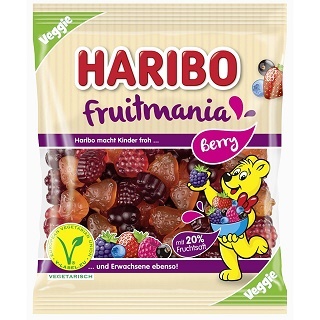Haribo Цукерки Желейні Fruitmania Berry-Veggie 160g