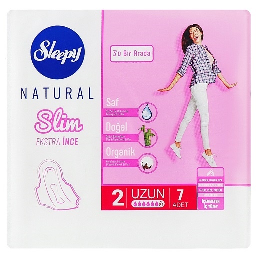 Sleepy Прокладки гігієнічі Slim Long-2 (280мм), 7шт