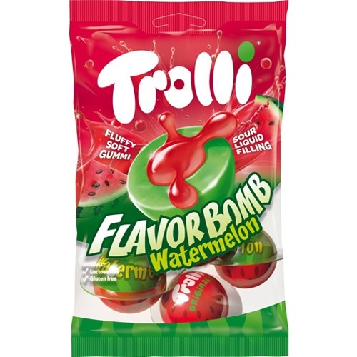 Trolli  Цукерки желейні Watermelon Flavor Bomb 75g