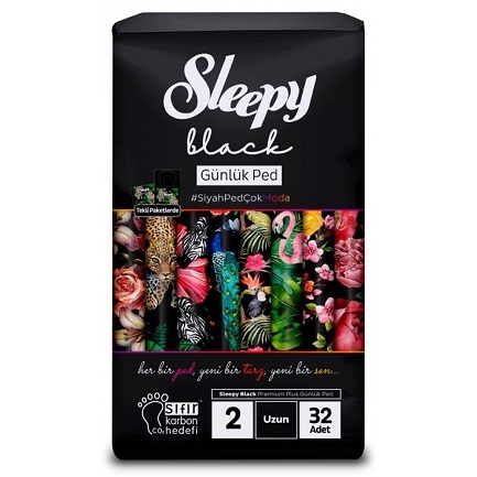Sleepy Прокладки щоденні Black Long-2 (280мм), 32шт