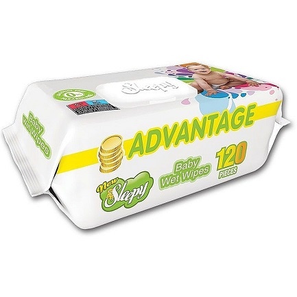 Sleepy Серветки вологі Advantage, 120шт