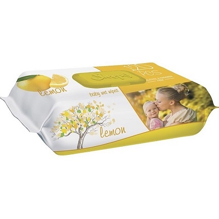 Sleepy Серветки вологі Lemon, 120шт