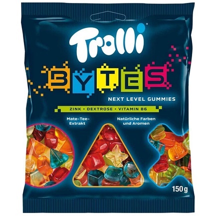 Trolli  Цукерки желейні Bytes 150g
