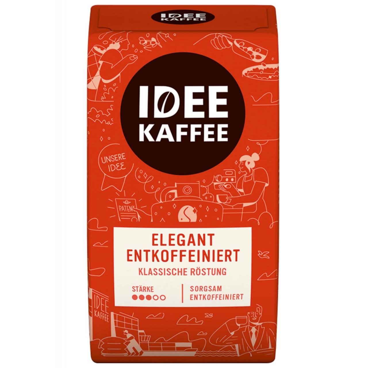 IDEE Kaffee Кава мелена Elegant Entcoffeiniert 500g