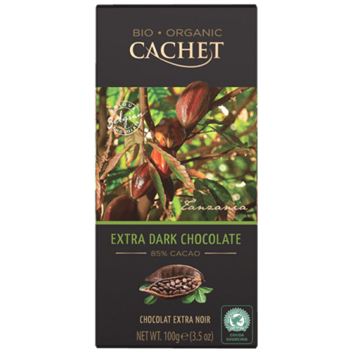 Cachet Bio Organic Шоколад екстра чорний Extra Dark (85% cacao) 90g