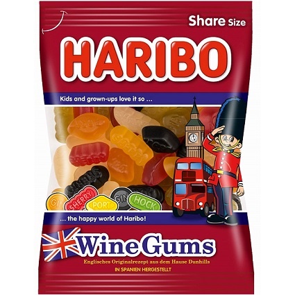 Haribo Цукерки Желейні Wine Gums 175g