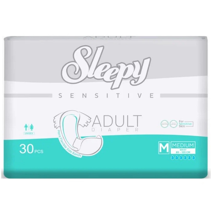 Sleepy Підгузки для дорослих Sensitive Adult M, 30шт