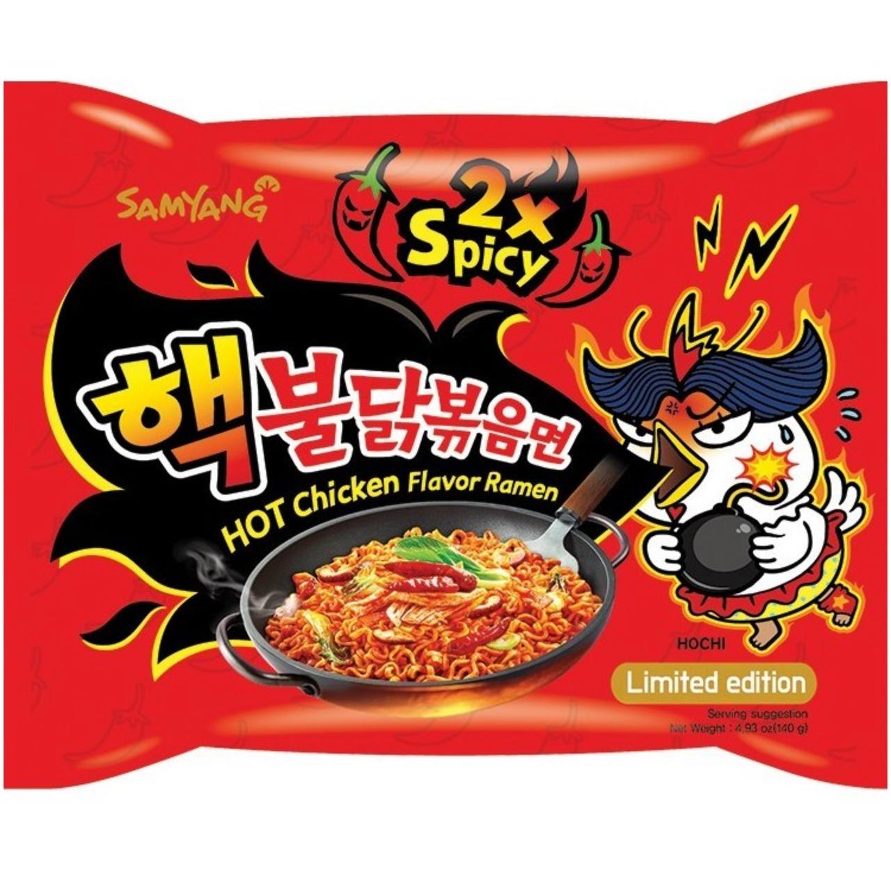 Samyang Локшина Buldak Hot Chicken Flavor Ramen (2x Spicy) 140g
