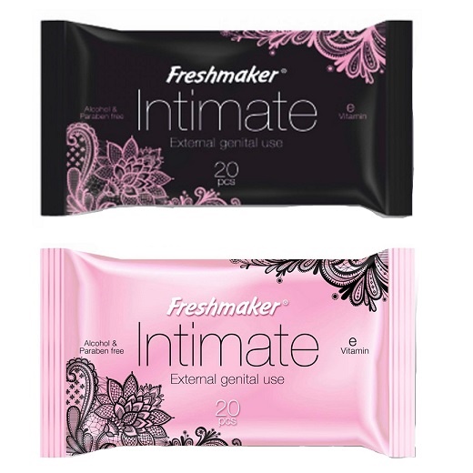 Freshmaker Серветки вологі Intimate, 20шт