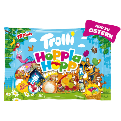 Trolli  Цукерки желейні Hoppla Hopp 360g