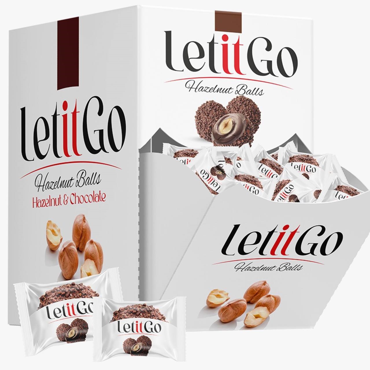 Let It Go Цукерки шоколадні Huzelnut&Chocolate 500g