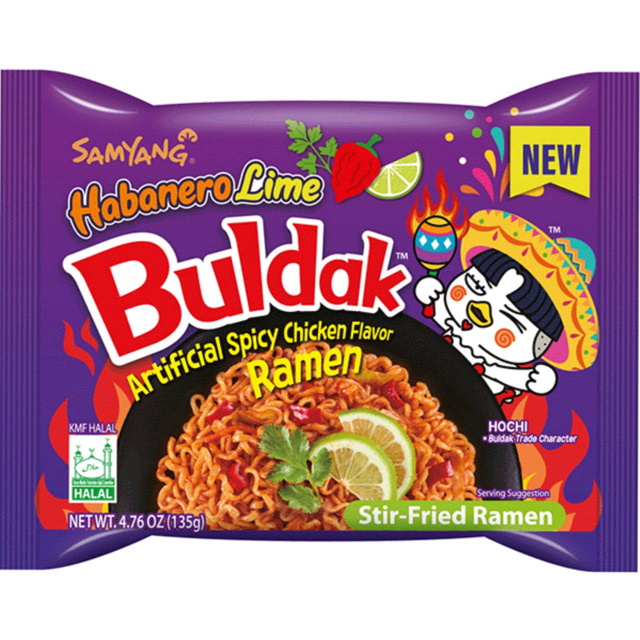 Samyang Локшина Buldak Hot Chicken&Lime 135g