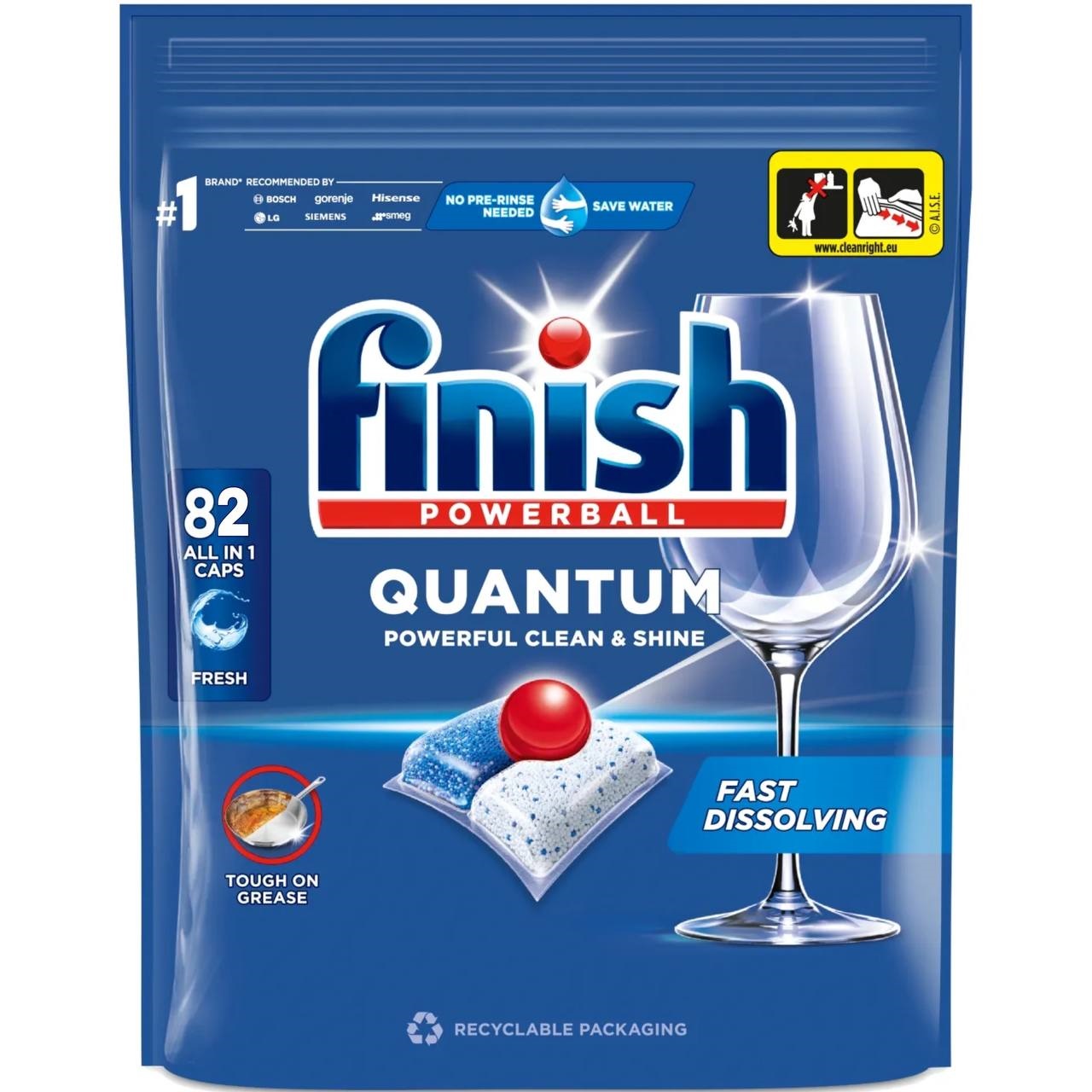 Finish Капсули для посудомийної машини Quantum Fresh, 82-Caps 852g