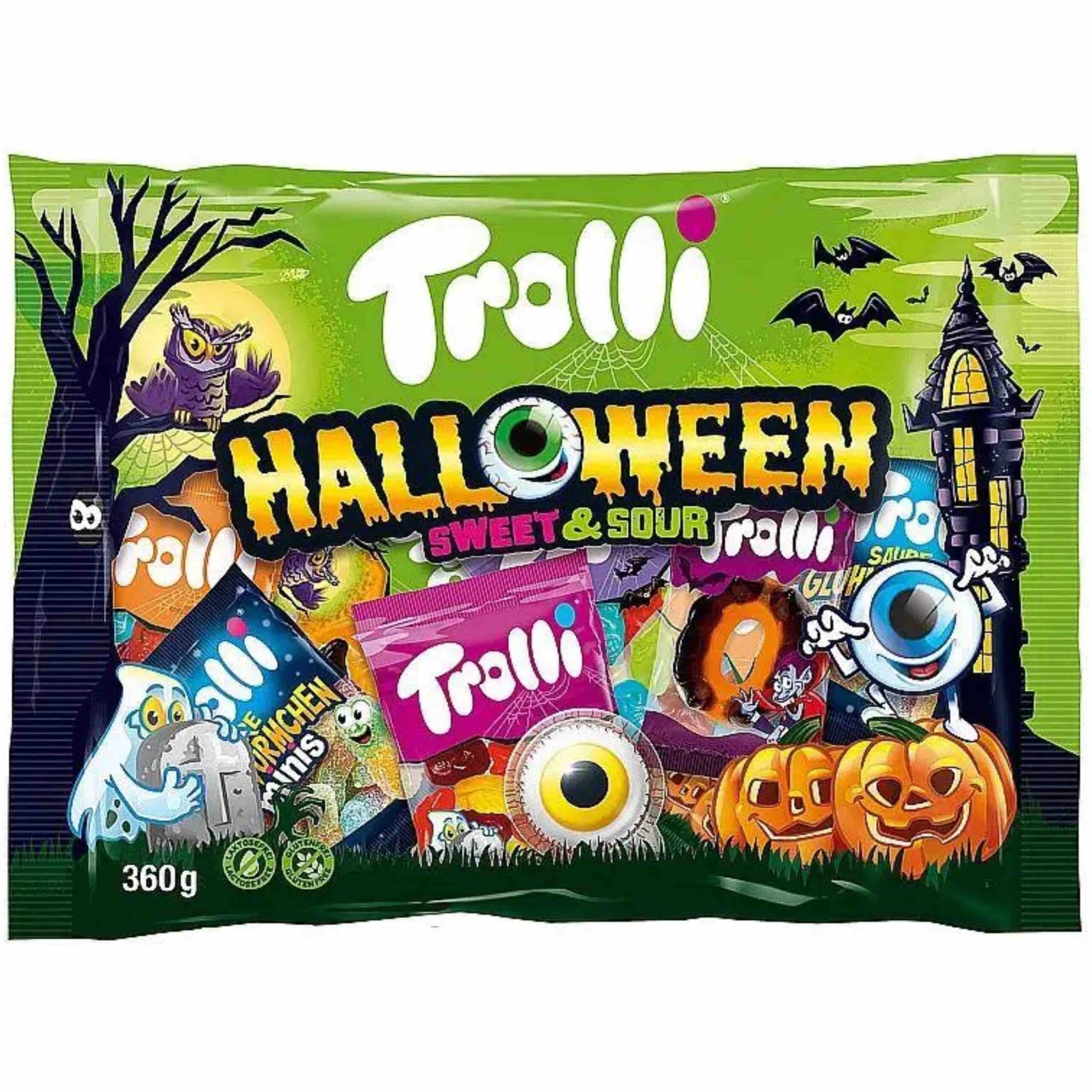 Trolli  Цукерки желейні Hallowen 360g
