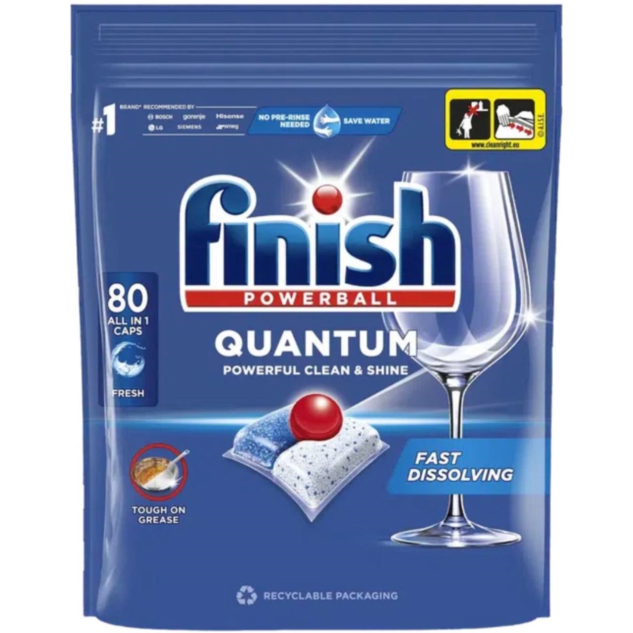 Finish Капсули для посудомийної машини Quantum Fresh, 80 Caps 832g