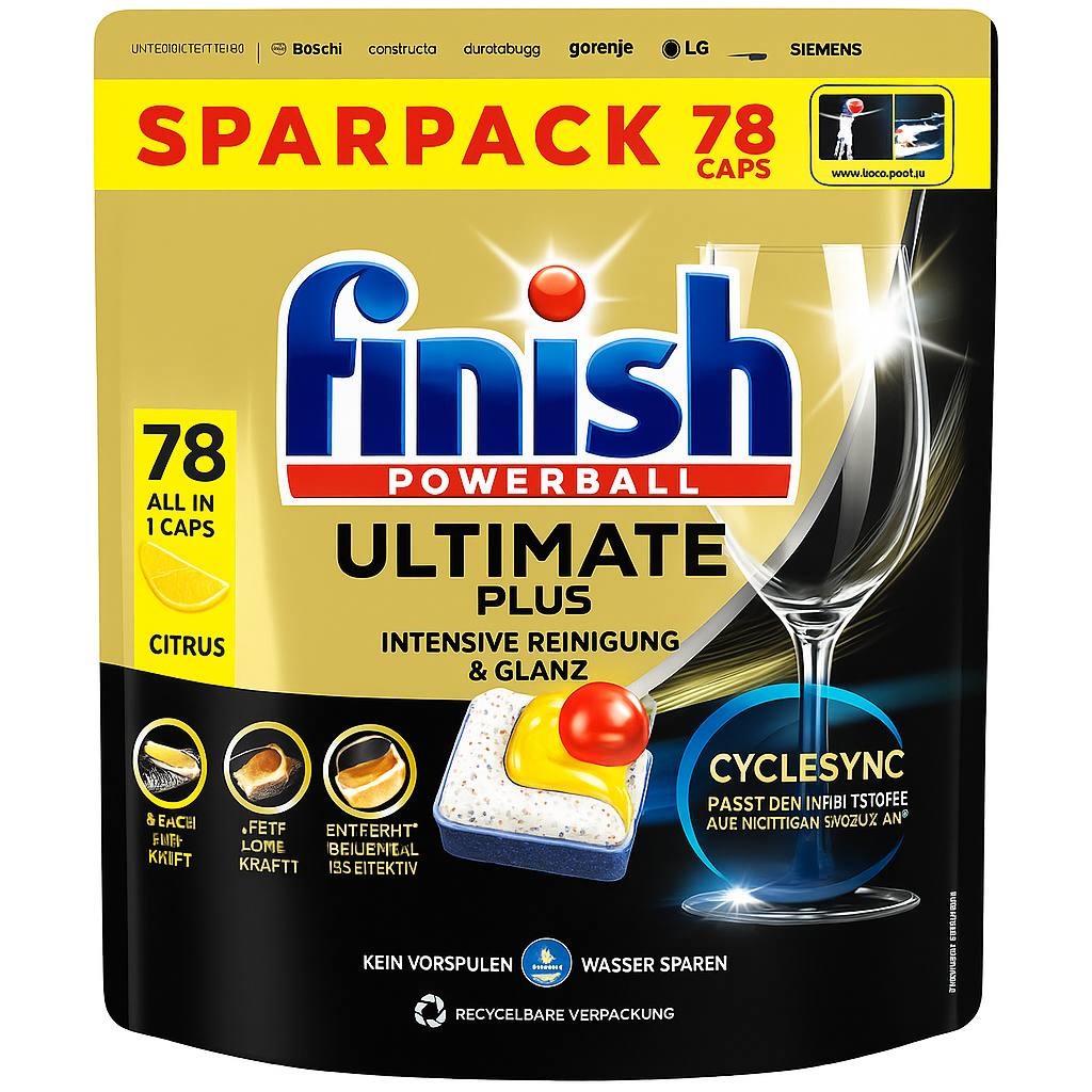 Finish Капсули для посудомийної машини Ultimate Citrus, 78 – Caps 951g