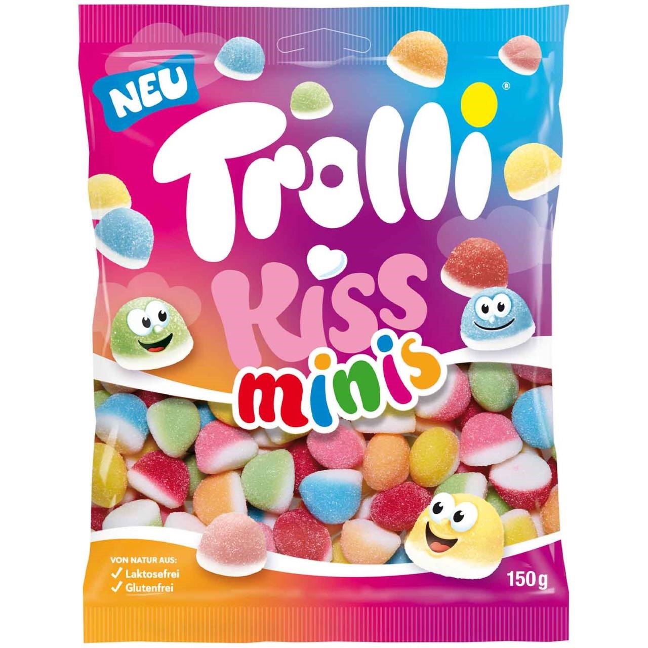 Trolli  Цукерки желейні Kiss Minis 150g
