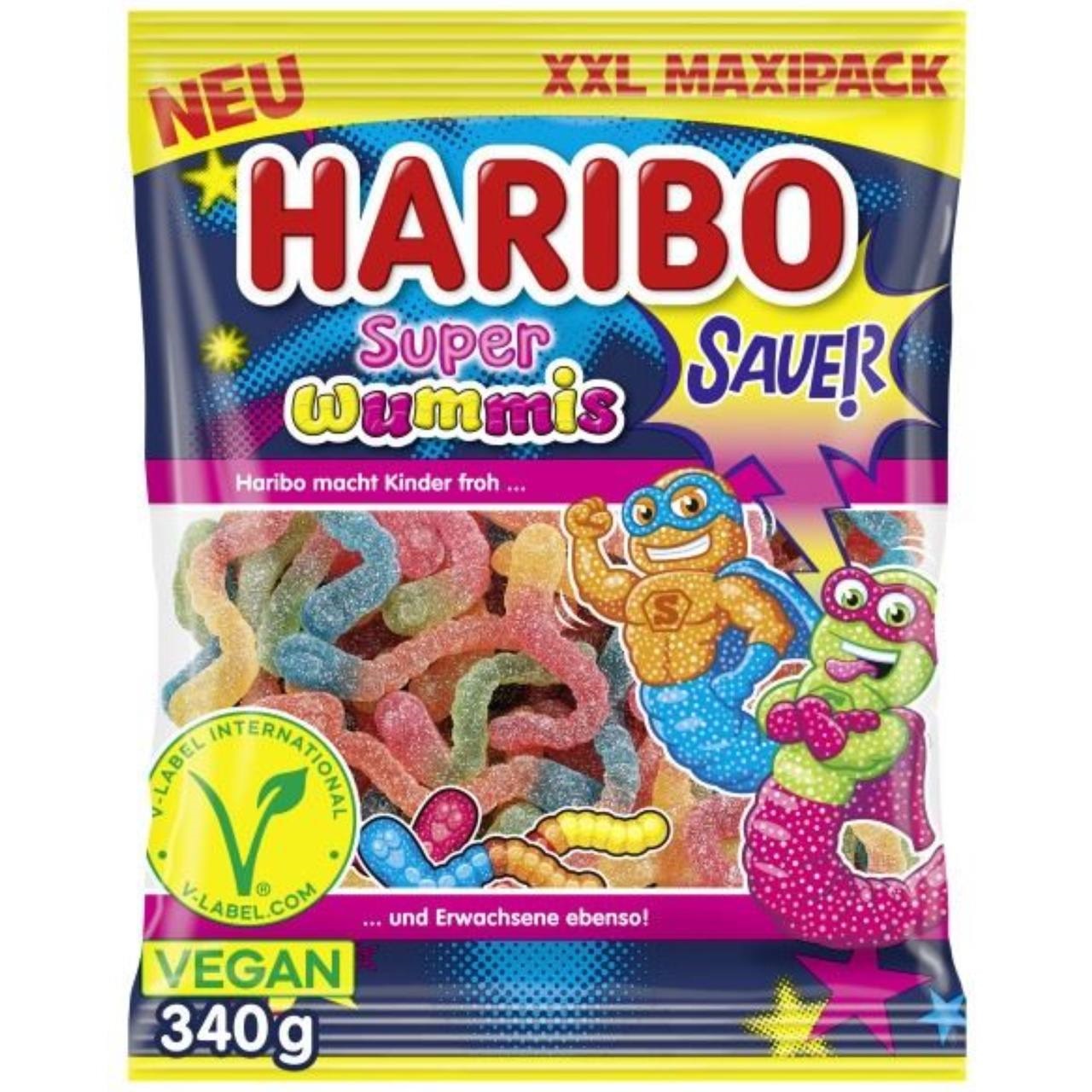 Haribo Цукерки Желейки Super Wummis XXL 340g