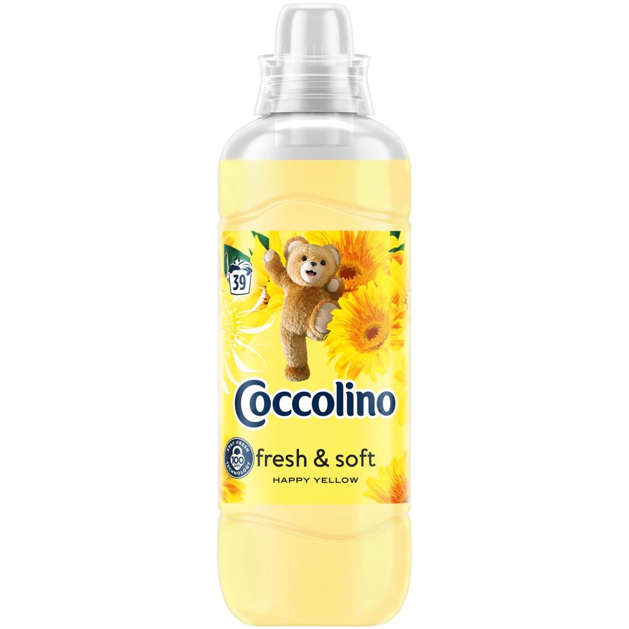 Coccolino Ополіскувач для білизни Happy Yellow, 39 WA 975ml