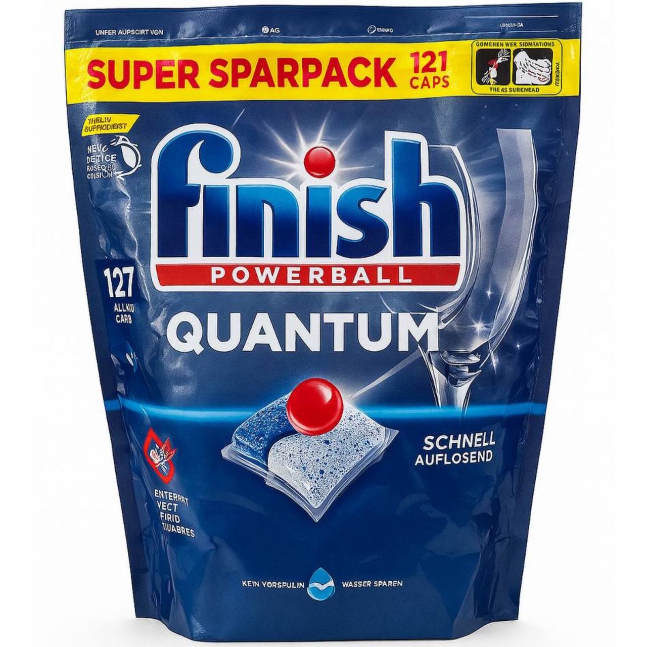 Finish Таблетки для посудомийної машини Quantum Fresh, 121-Caps 1258g