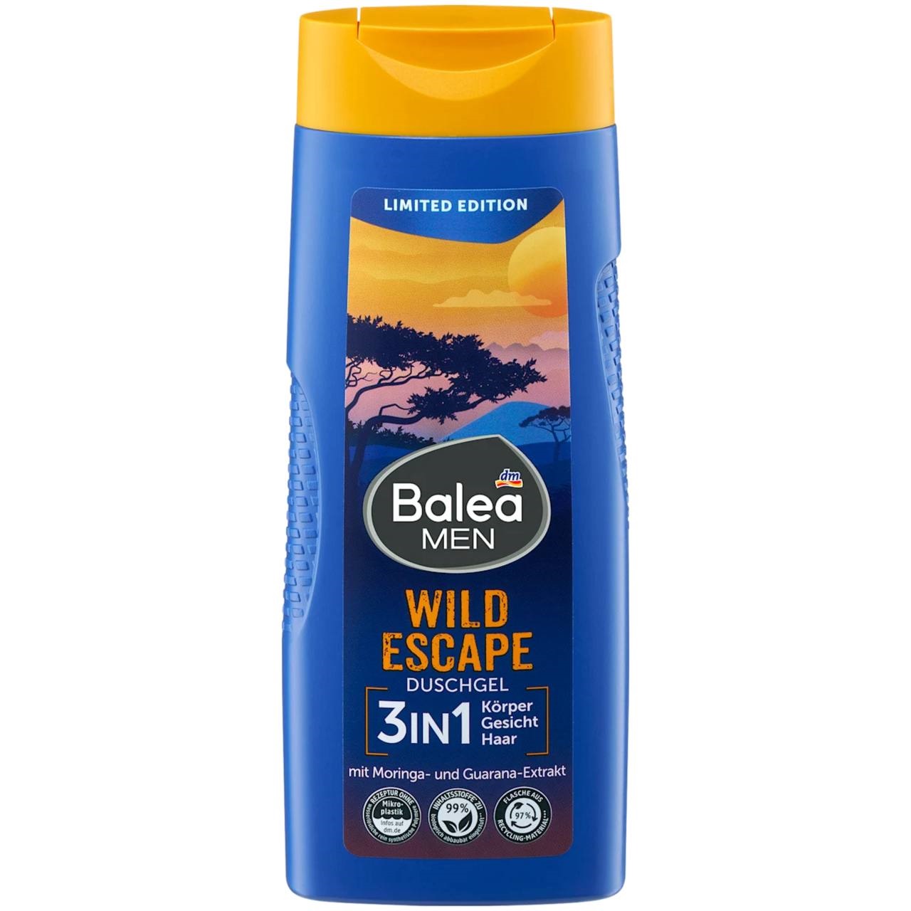 Balea MEN Гель для душу Wild Escape, 3 in 1 – 300ml