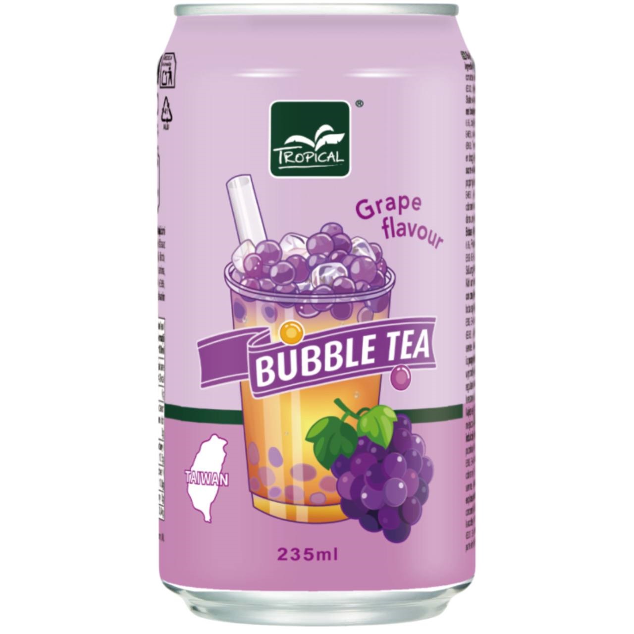 Tropical Напій Bubble Tea Grapa Flavour (виноград) – 235 ml