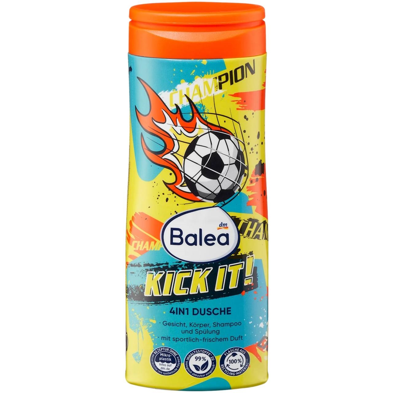 Balea Гель для душу, дитячий 4in1 Kick it 300ml