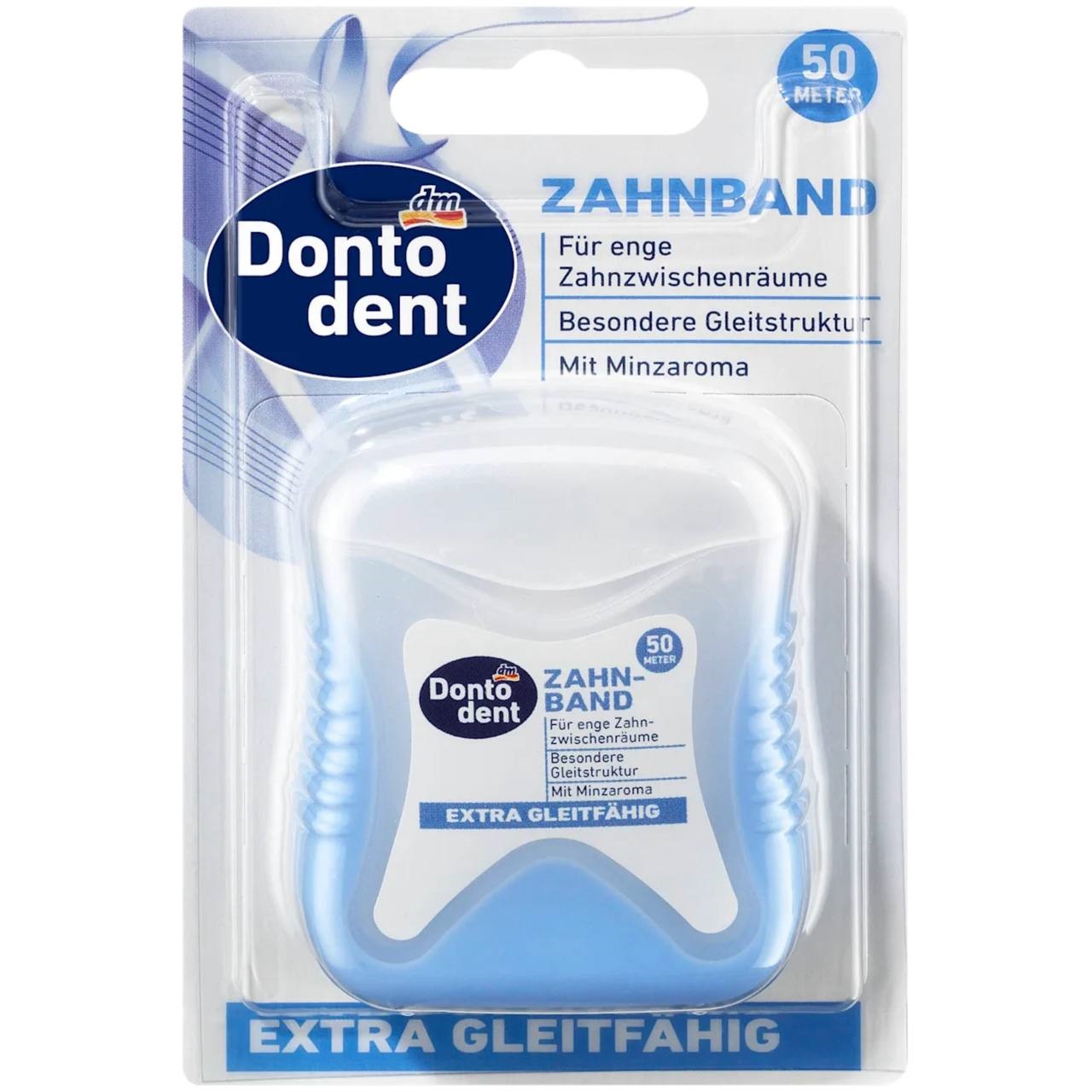 Dontodent Зубна нитка Extra Gleitfahig, 50м