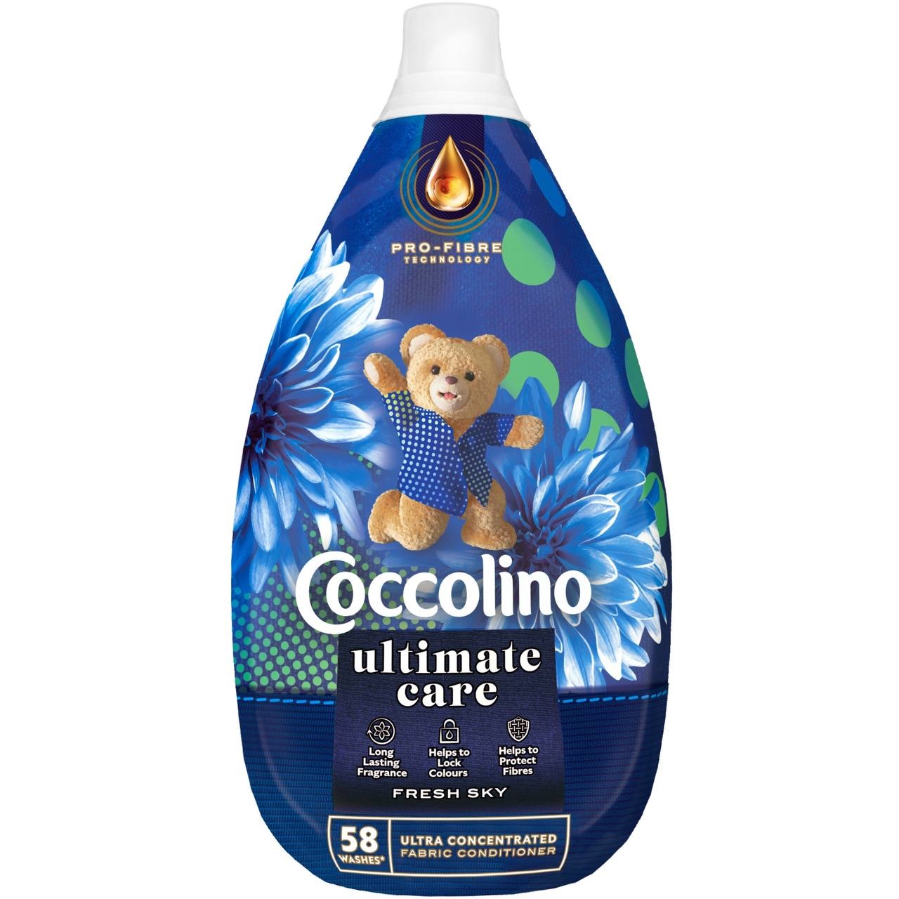 Coccolino Ополіскувач для білизни Fresh Sky, 58 WA 870ml