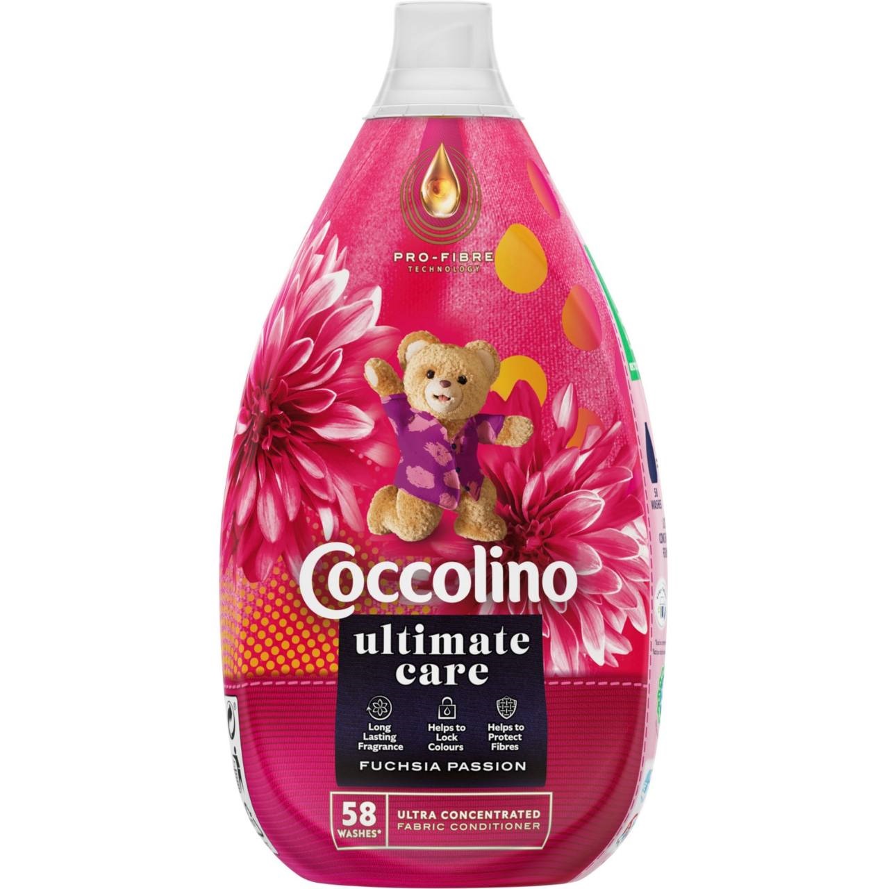 Coccolino Ополіскувач для білизни Fuchsia Passion, 58 WA 870ml