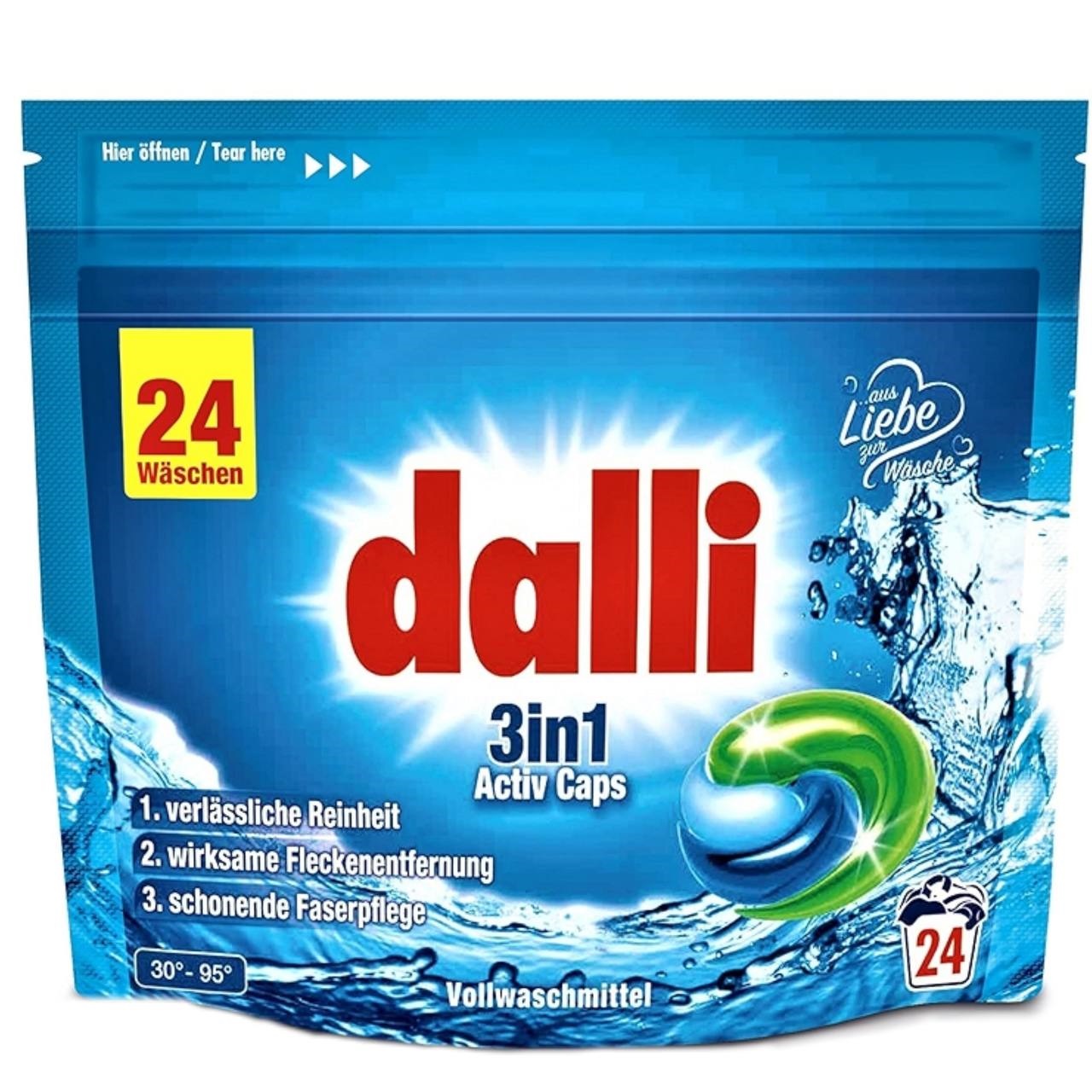 Dalli Капсули для прання 3 in 1 Vollwashmittel 24 WA 645.6g