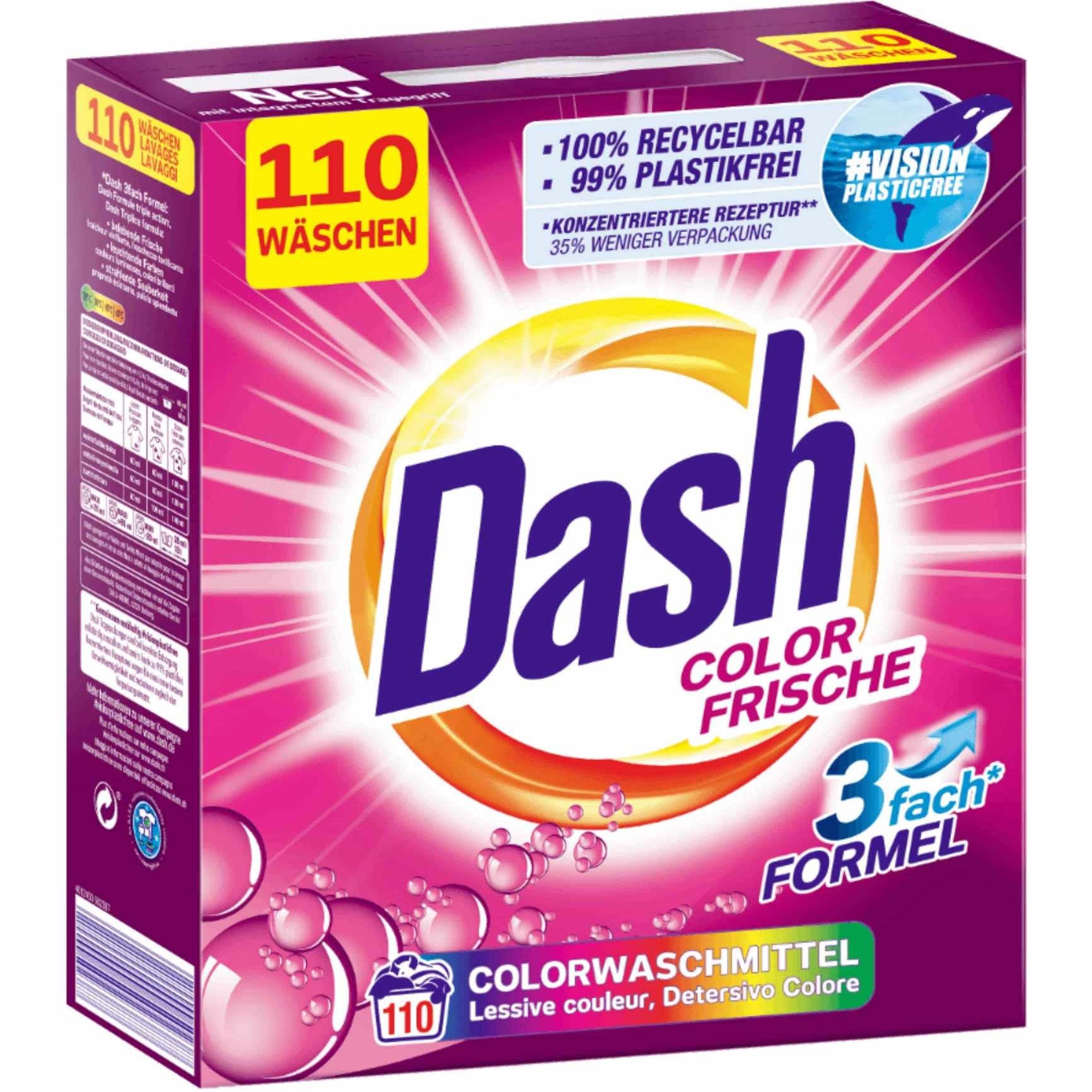 Dash Порошок для прання Color Frische (Колор), 110 WA 5,5kg