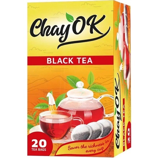 Chayok Чай Black Tea, (20 bags) – 30 g