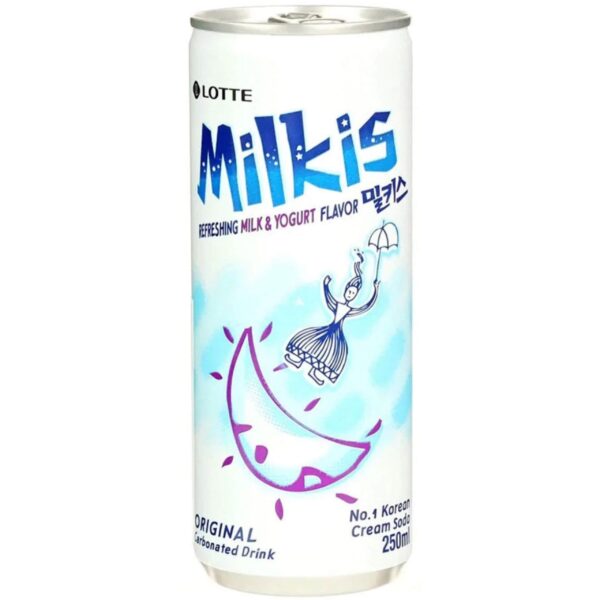 LOTTE Напій газований Milkis Original Flavor (Молоко і йогурт) - 250 ml
