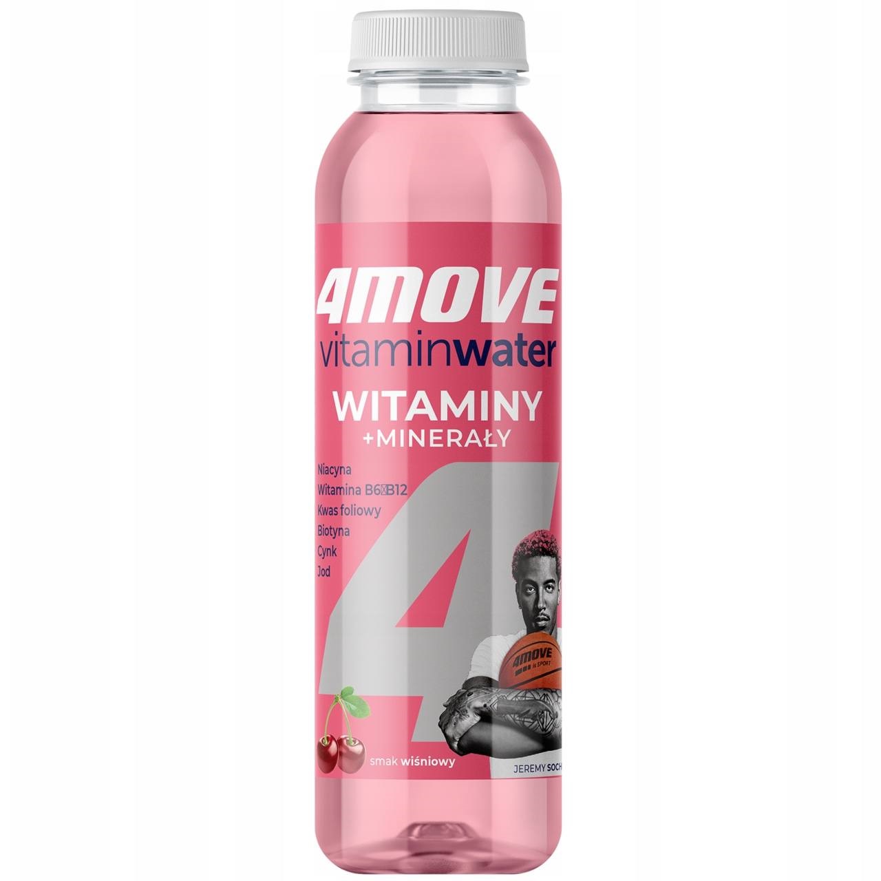4MOVE Напій Vitamin water & Minerals Cherry 556ml