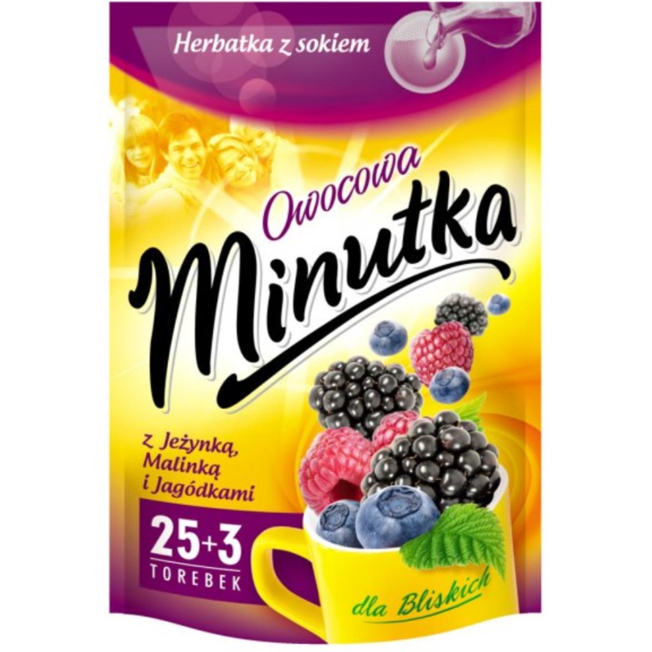 Minutka Чай з ожиною, чорницею та малиною 32 tea bags – 64 g
