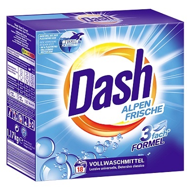 Dash Порошок для прання Alpen Frische (Універсал) 18 WA 1,17kg
