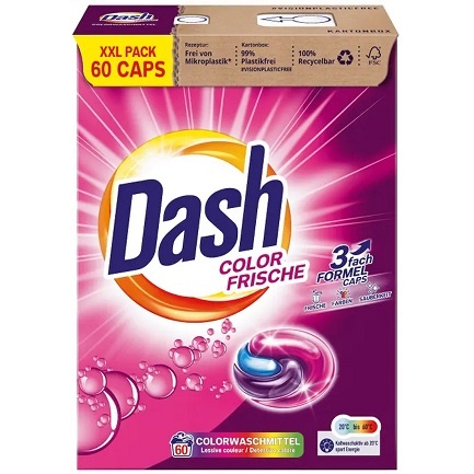 Dash Капсули для прання кольорових речей Color Frische 3 in 1, 60 WA 1,494kg