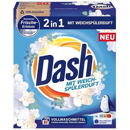 Dash Порошок для прання (універсал) Vollwaschmittel 2 in 1, 80 WA 4,8kg