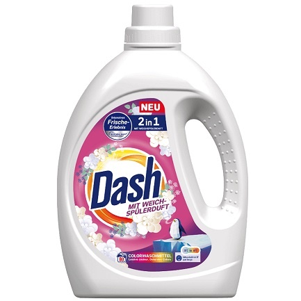 Dash Гель для прання кольорових речей ColorWaschmittel 2 in 1, 80 WA 3,6L