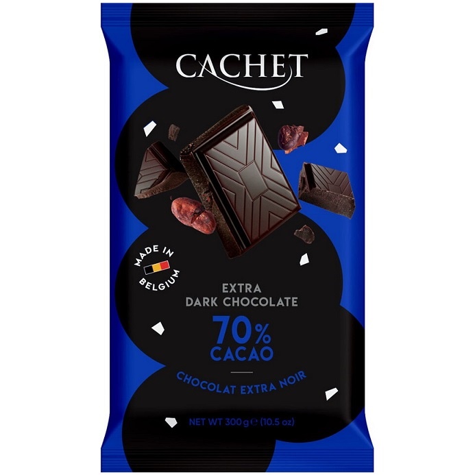 Cachet  Extra Dark 70% cacao  300g