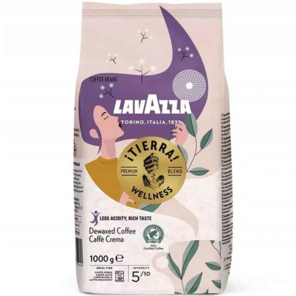 Lavazza Кава в зернах Tierra Wellness - 1 kg