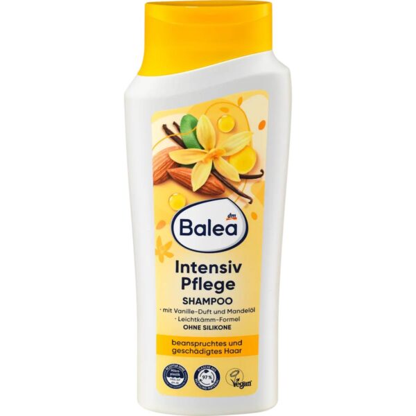 Balea Шампунь Intensiv Pflege mit Vanille-Duft und Mandelol 300ml