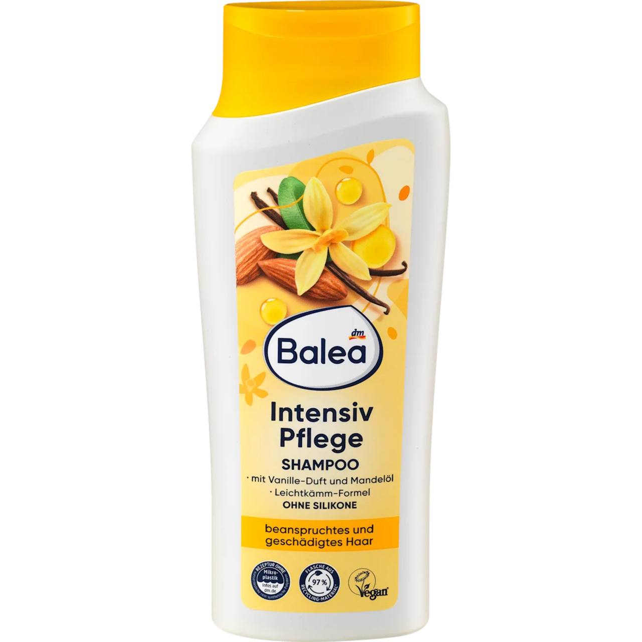 Balea Шампунь Intensiv Pflege mit Vanille-Duft und Mandelol 300ml